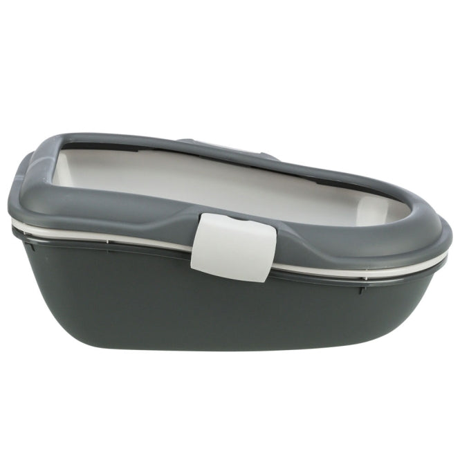 Trixie Katzentoilette Berto - dunkelgrau/hellgrau