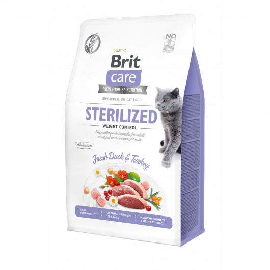 Brit Care Cat Grain-Free - Sterilized - Weight Control ab 400g