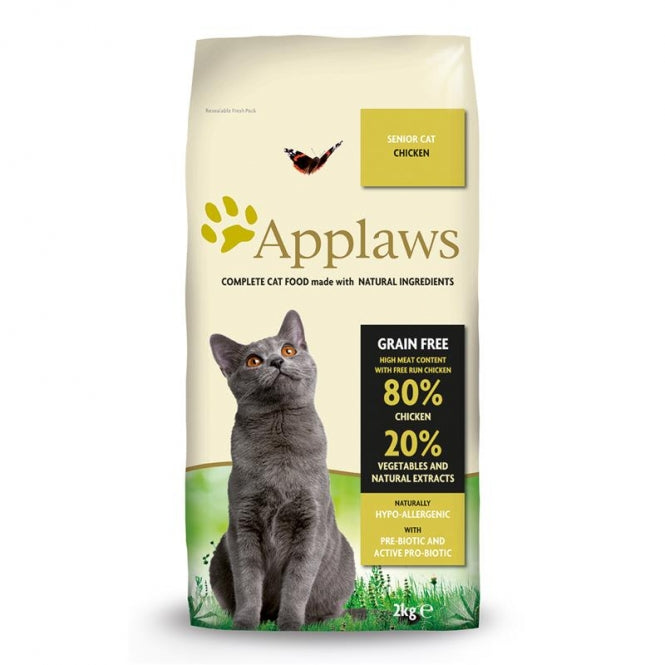 Applaws Cat Trockenfutter Senior mit Hühnchen ab 400gm