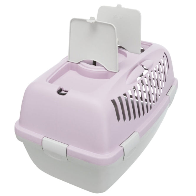 Trixie Transportbox Capri II - hellgrau/flieder