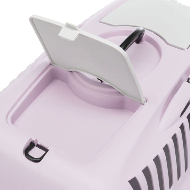 Trixie Transportbox Capri II - hellgrau/flieder