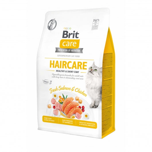 Brit Care Cat Grain-Free - Haircare - Healthy & Shiny Coat 400gm
