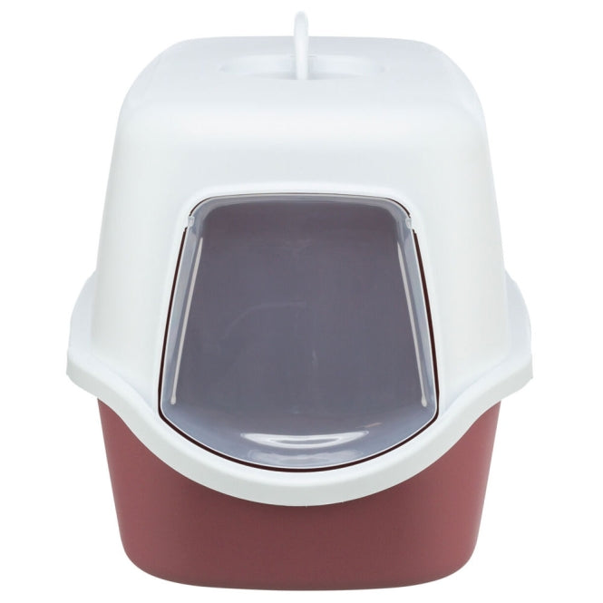 Trixie Katzentoilette Vico - altrosa/weiß