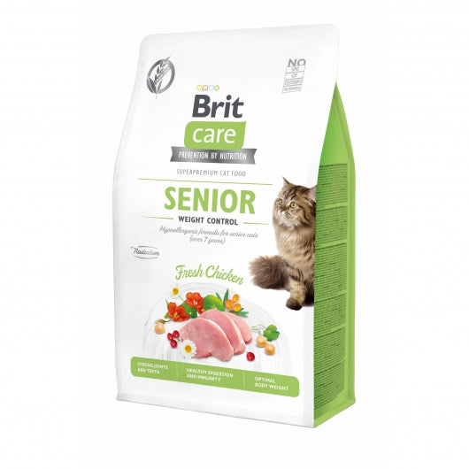 Brit Care Cat Grain-Free - Senior - Weight Control ab 400g