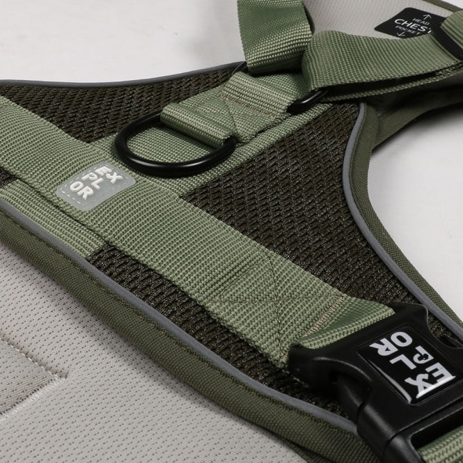 Duvoplus EXPLOR Ultimate Fit No-Pull-Geschirr - Undercover Green