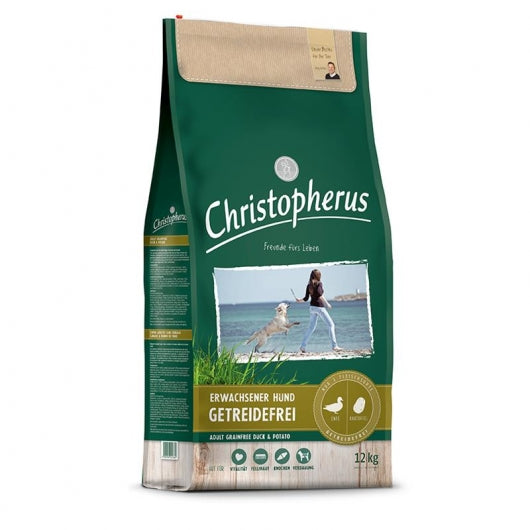 Christopherus Getreidefrei Ente & Kartoffel 4 kg oder 12 kg