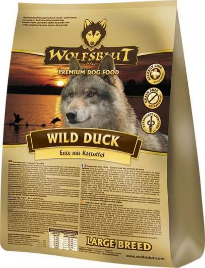 Wolfsblut Wild Duck Large Breed 2 kg oder 12,5 kg