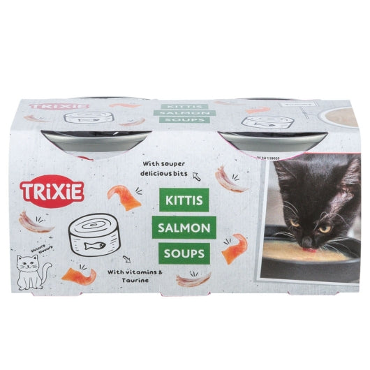 Trixie Kittis Salmon Soup - 4 × 80 g