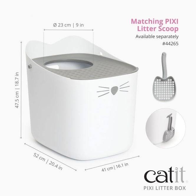 Catit Pixi Katzentoilette - grau
