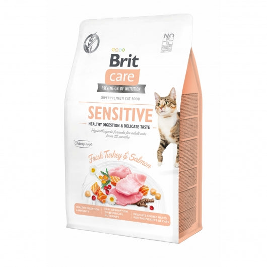 Brit Care Cat Grain-Free - Sensitive - Healthy Digestion ab 400g
