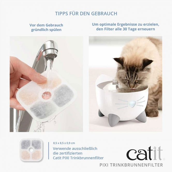 Catit PIXI Trinkbrunnenfilter 6er Pack