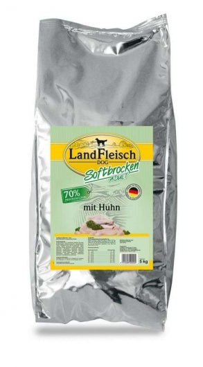 Landfleisch Softbrocken mit Huhn 5 kg